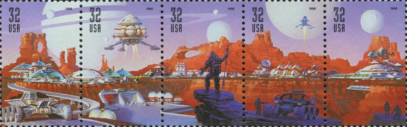 Illustration for article titled The Hungarian-Born Painter Who Immortalized America's Space Program